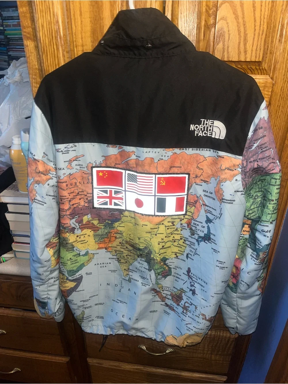 The North Face world map